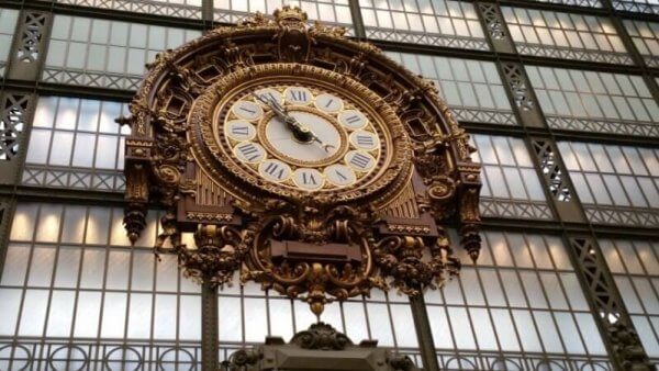 The clock at Musee d'Orsay, Paris