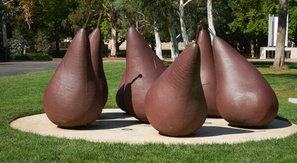 Pear sculpture National Gallery Canberra