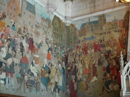 Murals in Arras Town Hall
