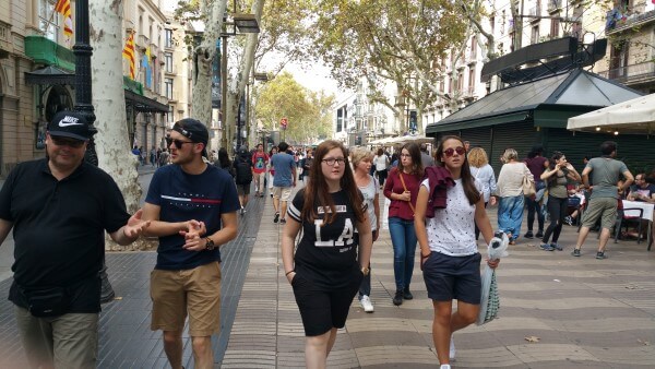 Minor travel hassles in Barcelona