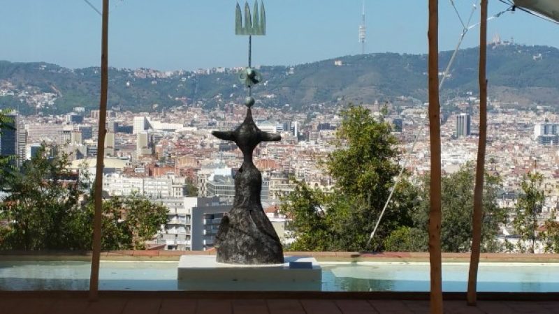 View over Barcelona from Joan Miro Foundation