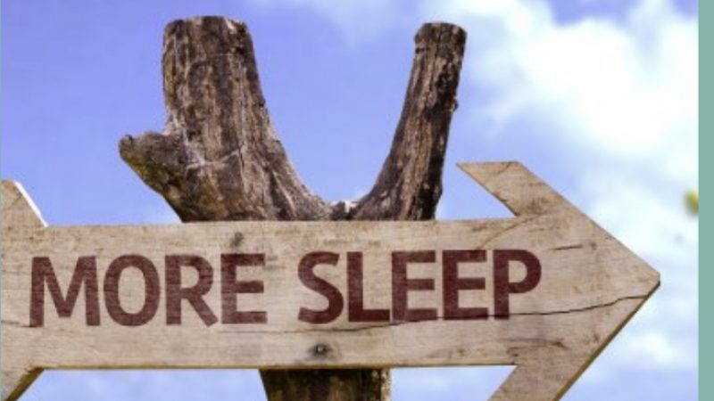 Sign towards better sleep