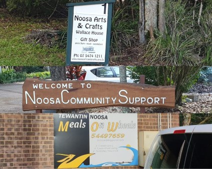 Signage for community facilities in Wallace Park, Noosaville