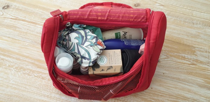 Travel toiletries and make up; tips to lighten the load but still look good.