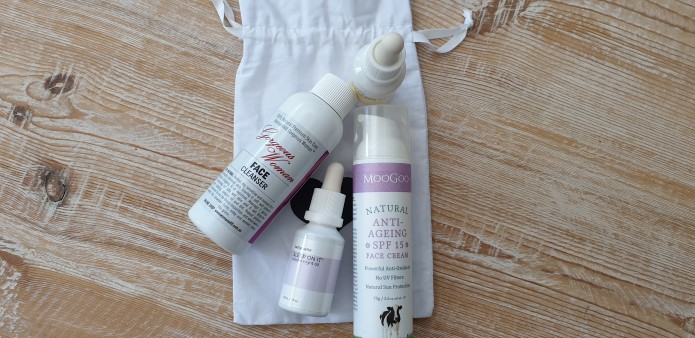cleanser and moisturisers