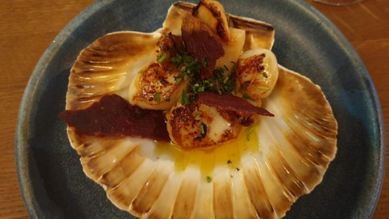 The Mad Monk Scallops with Parma Ham