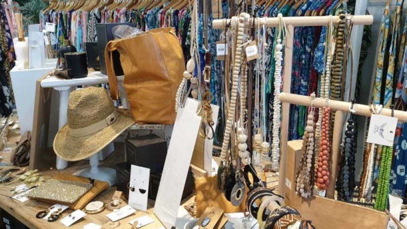A display of women's accessoriess