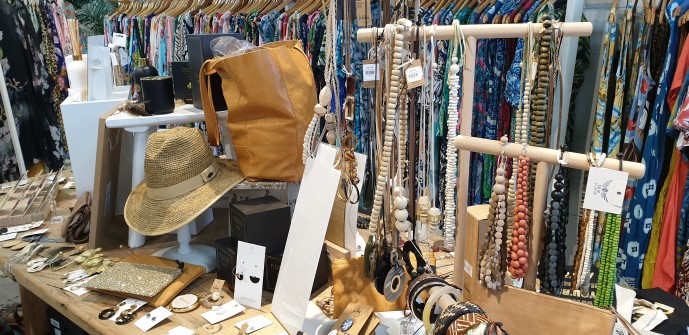 A display of women's accessoriess
