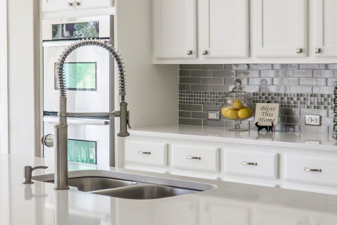 Pull out kitchen taps need components replaced every five years to avoid a flooding incident in your kitchen.